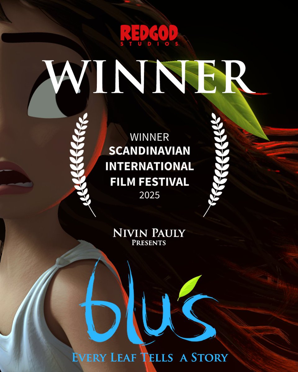 Blu’s is an Award Winner at the Scandinavian International Film Festival (SCIFF) 2025!

Thank you SCIFF for this recognition

#BlusShortFilm #SCIFF2025 #AwardWinner #RedGodStudios #AnimatedShort <a href="/NivinOfficial/">Nivin Pauly</a>