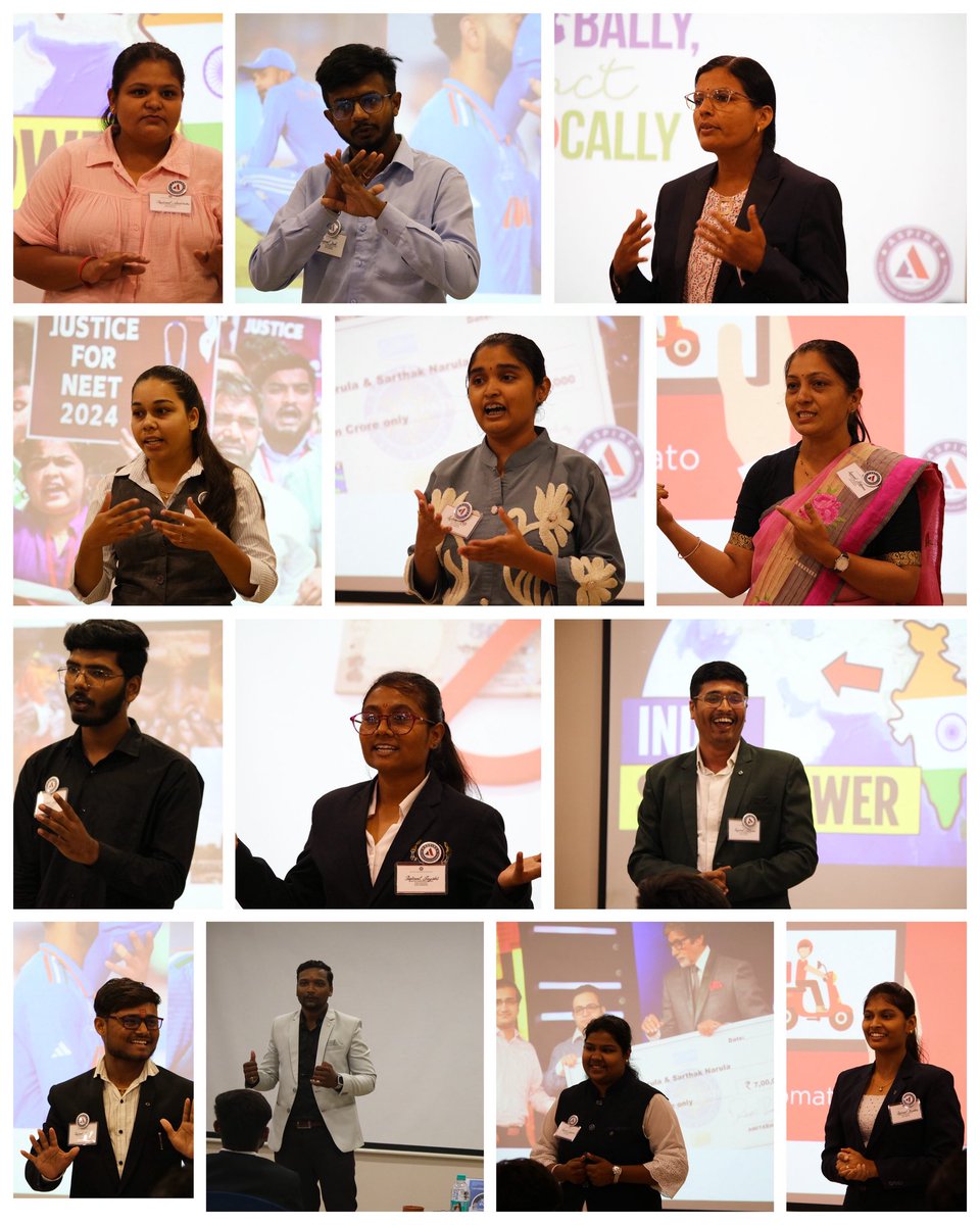 AspireTIHD's tweet photo. Day 2: Voices Rose, Leaders Emerged!
2 days of learning. A lifetime of transformation.

From hesitant whispers to confident voices participants at Aspire’s Public Speaking Workshop found the courage to host, anchor &amp; inspire.

#FindYourVoice #LeadWithConfidence #AspireInstitute https://t.co/cYSGdoKVzF