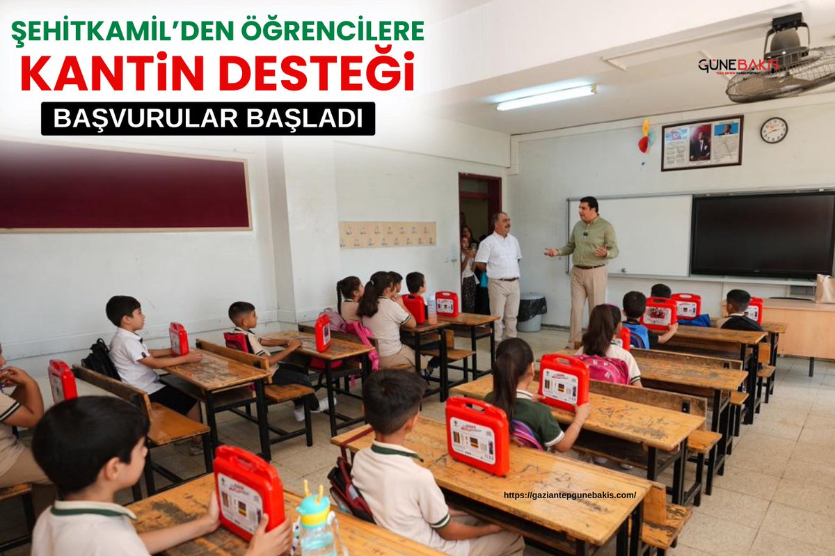 gunebakishaber's tweet image. Şehitkamil’den öğrencilere kantin desteği gaziantepgunebakis.com/haber/23211-se… 
@SehitkamilBel #öğrenci #kantin