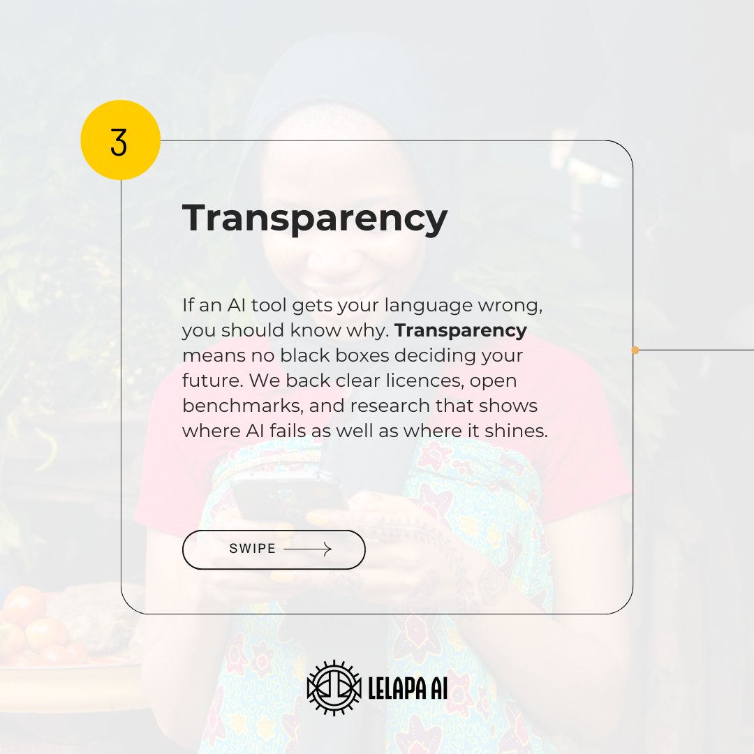 LelapaAI's tweet image. 4/ 

#AIForAfrica #G20 #AfricanAI #DataSovereignty #EthicalAI #DigitalInclusion #LelapaAI #AfricanLanguages