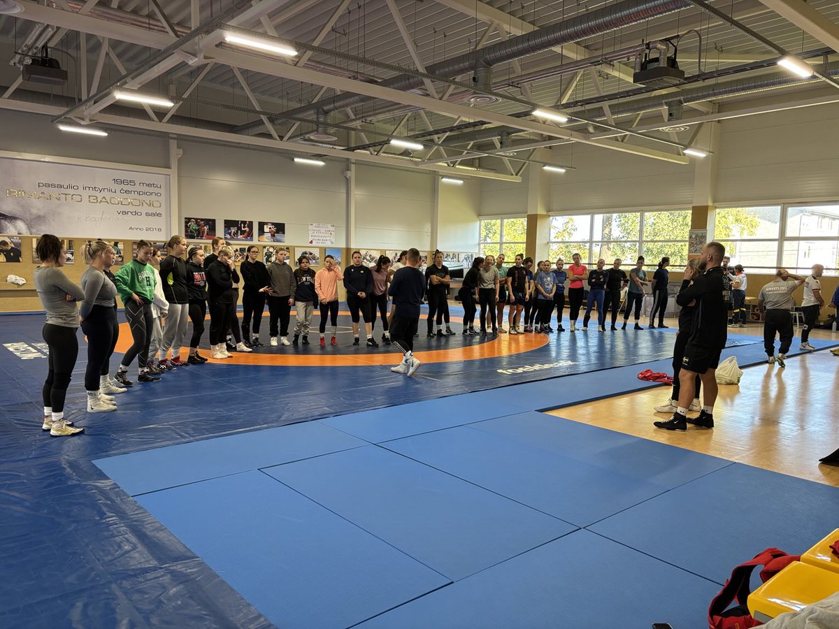 shane bradley (@shanebradley1) on Twitter photo International training camp in Lithuania has started. Athletes from Lithuania, Germany, Italy, Sweden, Spain, Switzerland & Canada. Most athletes prepping for U23 Worlds in a few weeks. <a href="/WrestlingCanada/">Wrestling Canada Lutte</a> <a href="/SaskWrestling/">Sask Wrestling</a> <a href="/HuskieWRES/">Huskie Wrestling</a> International training camp in Lithuania has started. Athletes from Lithuania, Germany, Italy, Sweden, Spain, Switzerland & Canada. Most athletes prepping for U23 Worlds in a few weeks. <a href="/WrestlingCanada/">Wrestling Canada Lutte</a> <a href="/SaskWrestling/">Sask Wrestling</a> <a href="/HuskieWRES/">Huskie Wrestling</a>