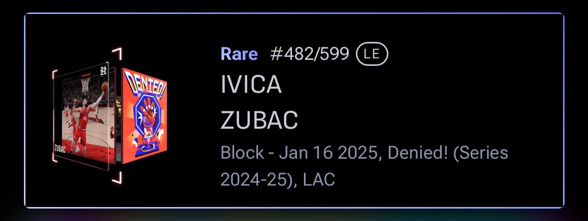 🍌BANANA MAC EXCLUSIVE🍌

As always all NFT holders are automatically entered! Winner will have the moment sent to their TS account or FLOW wallet!

Good luck! 🍀

⏱️within 24 hours⏱️