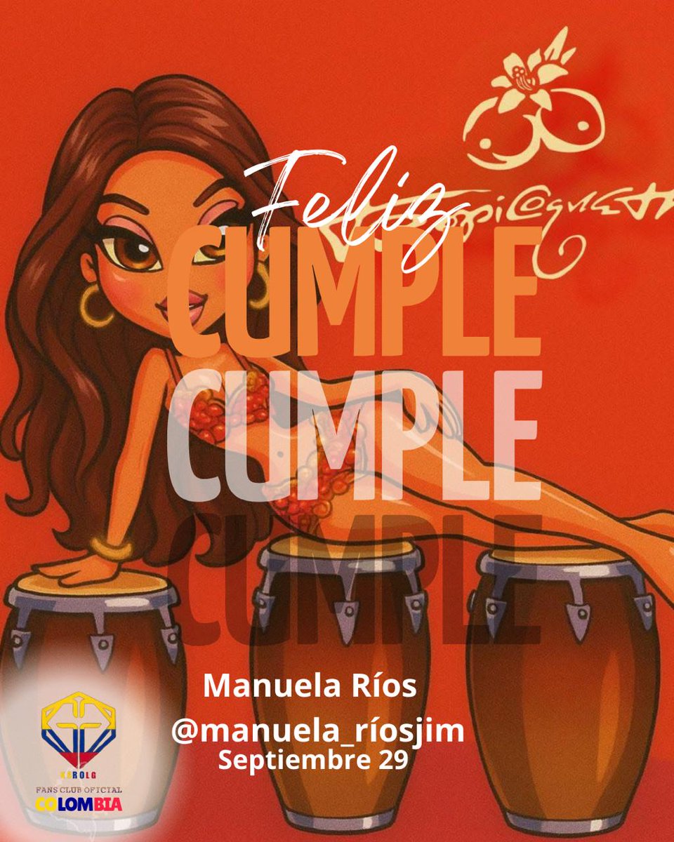 Feliz Cumpleaños Manuela. Que tengas un día tan genial como tú. Gracias por tu energía y por ser una persona tan inspiradora. Te deseamos que este nuevo año te traiga todo lo que deseas, muchísimas alegrías y la fuerza para conquistar cada sueño. Te queremos mucho!! 🥳🧡