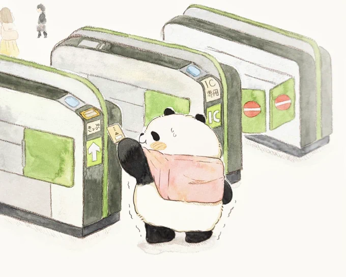 忘れものを届けるお話 続きを描きたいな〜と思っている