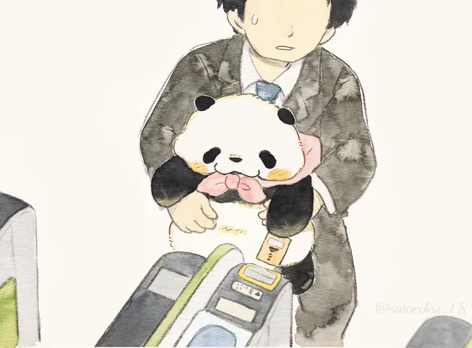 忘れものを届けるお話 続きを描きたいな〜と思っている