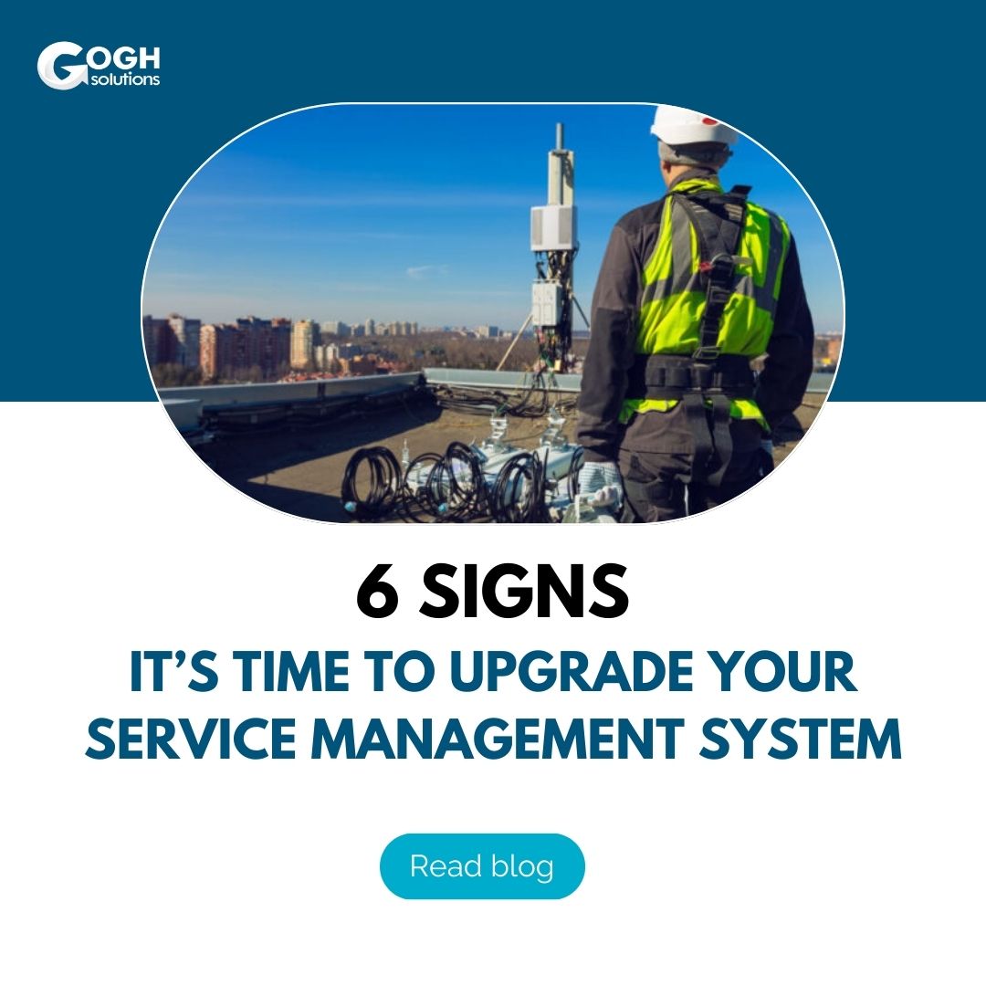 goghsolutions's tweet image. Outdated systems = lost time, rising costs, unhappy customers. 

Discover the 6 signs your system is due for an upgrade. Read the blog: zurl.co/4zWAA 

#ServiceManagement #DigitalTransformation #BusinessGrowth #IFS #EnterpriseSolutions #GoghSolutions