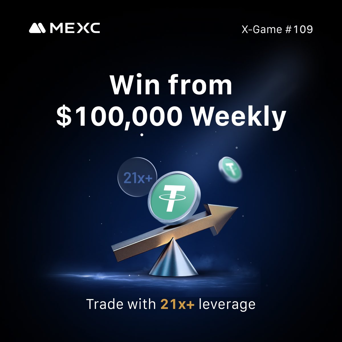 🎯Launch of the #109 Season of Super X-Game: Trade Futures With 21-500x Leverage!

🚀 100,000 $USDT Weekly Bonus Pool
🚀 Exclusive Rewards of Up to 30,000 $USDT

👉 Join the Event:
mexc.com/futures-activi…