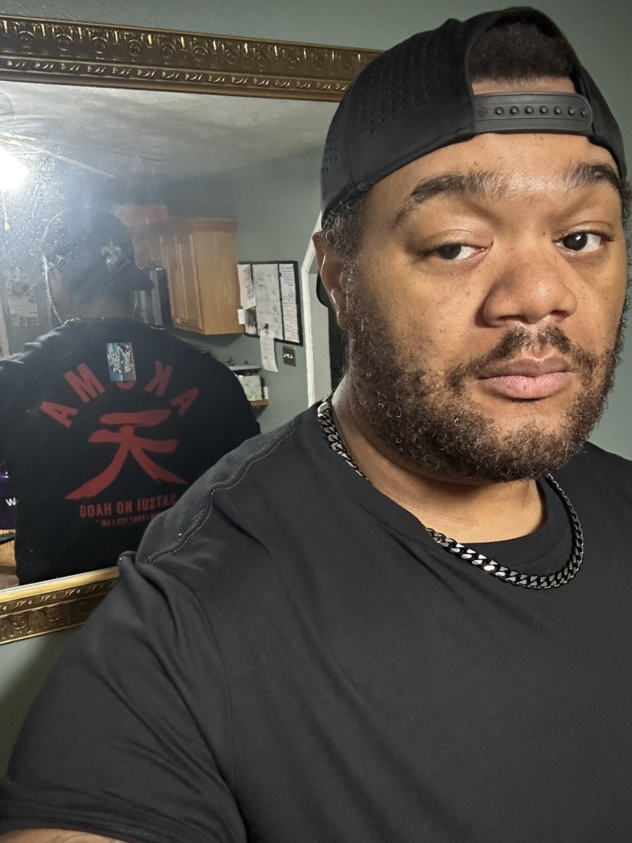 So my lil bro <a href="/MarcusRamonActr/">Marcus RaMon |Actor| Voice Actor</a> brought me this shirt years ago and I couldn’t fit it but I just happened to be in my studio and looked at  and decided to just try it on and .. it fits !!