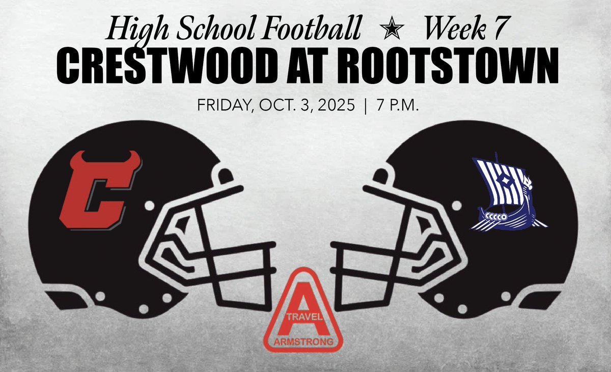 I will be in Rootstown for the seventh week of the high school football season. The Rovers host the Crestwood Red Devils at Robert C. Dunn Field in a Chagrin Valley Conference showdown.
It is Homecoming for Rootstown.
Good luck to both teams and see everyone there!