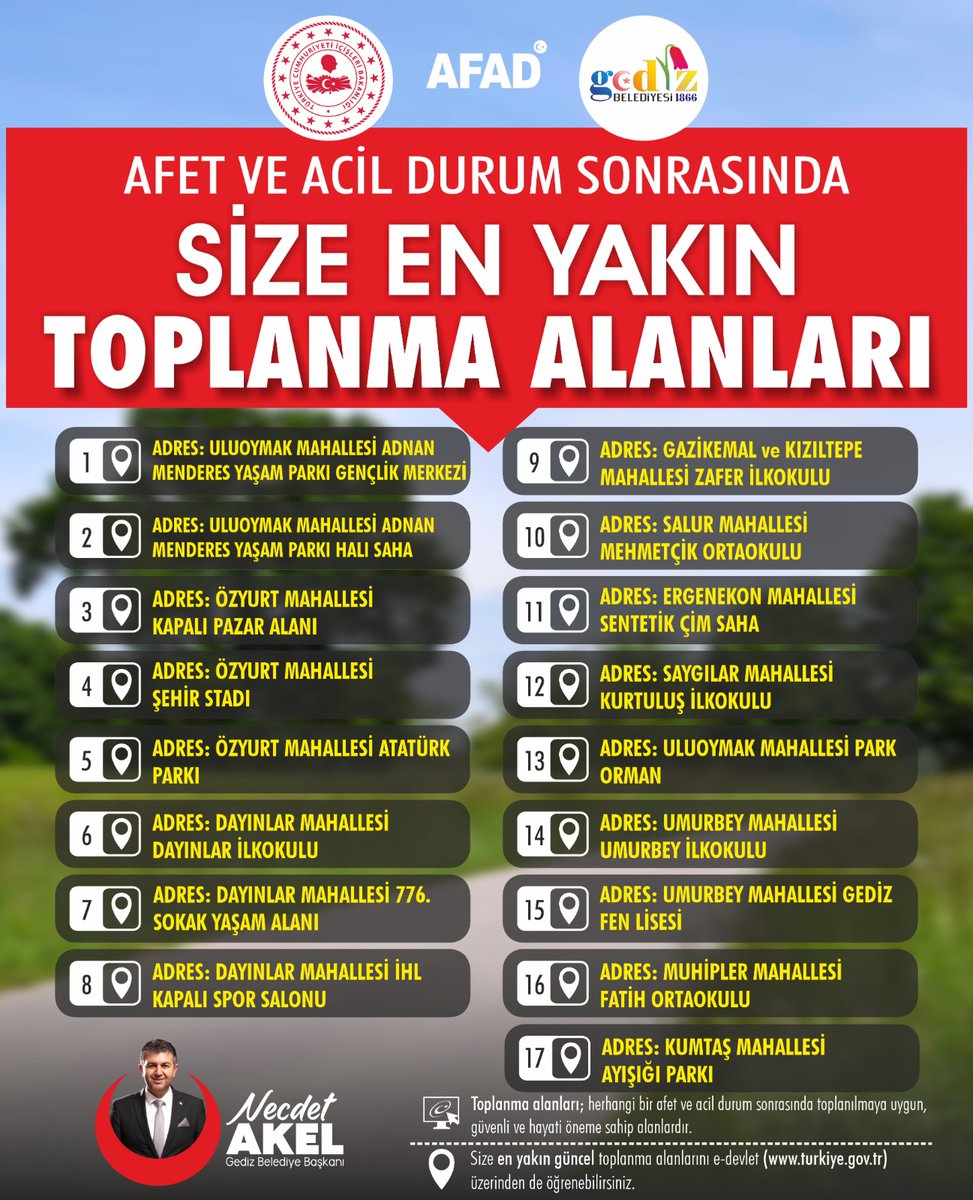 Gediz Belediyesi (@gedizbld) on Twitter photo 