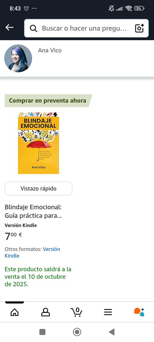 Ya tienes mi libro en preventa!!!

Si lo compras antes del 10/10 y me envías el justificante de la compra, tienes una sesión grupal conmigo!!!!

amazon.es/dp/B0FT14GHJM?…