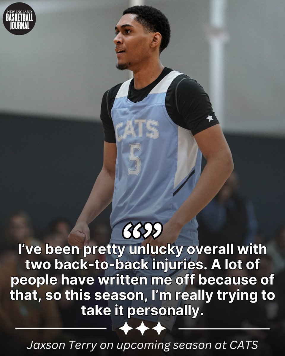 nehoopjournal's tweet photo. Jaxson Terry became one of the latest New England stars to announce his next chapter, committing to Loyola Chicago.

It's been a challenging year as the CATS guard has battled injuries — and that's only motivated him more.

His Q&amp;A with @steve_hewitt:
https://t.co/oy4gwjL8FS https://t.co/5eslzQpgZq