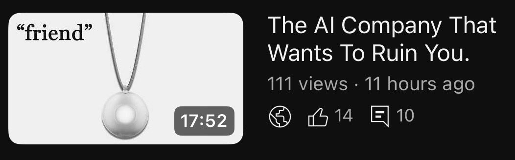 ItsGoomay's tweet image. I made a really cool video go watch it if ur also cool or hate ai 😊😊