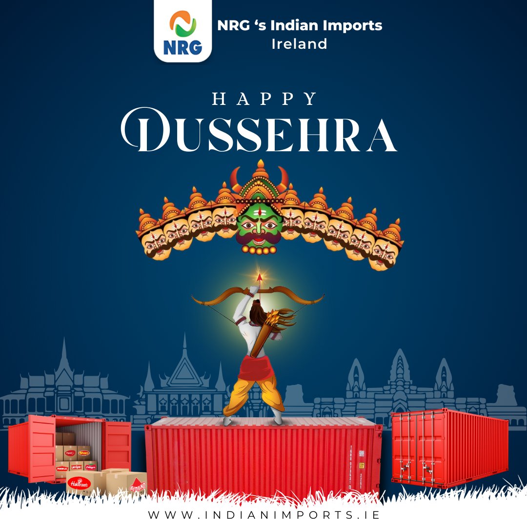indianimports's tweet photo. 𝐍𝐑𝐆’𝐬 𝐈𝐧𝐝𝐢𝐚𝐧 𝐈𝐦𝐩𝐨𝐫𝐭𝐬 𝐰𝐢𝐬𝐡𝐞𝐬 𝐲𝐨𝐮 𝐚 𝐇𝐚𝐩𝐩𝐲 𝐃𝐮𝐬𝐬𝐞𝐡𝐫𝐚! May this festival of victory fill your life with joy, peace &amp; prosperity.
.
#NRGIndianImports #Dussehra #HappyDussehra #Importer #IndianImports #FoodImporter #FMCG #FMCGProducts https://t.co/AoI7VBbLA9