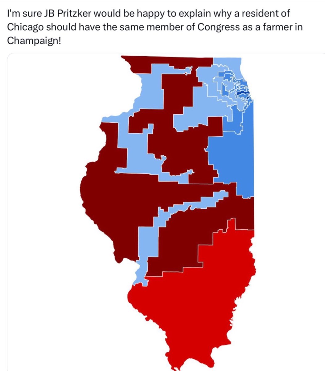 Hey Tribune we need “fair maps”, not gerrymandered maps you say

You mean “fair maps” like the one YOUR BOY Pritzker created for Illinois as your paper turned its head, pretending not to see?