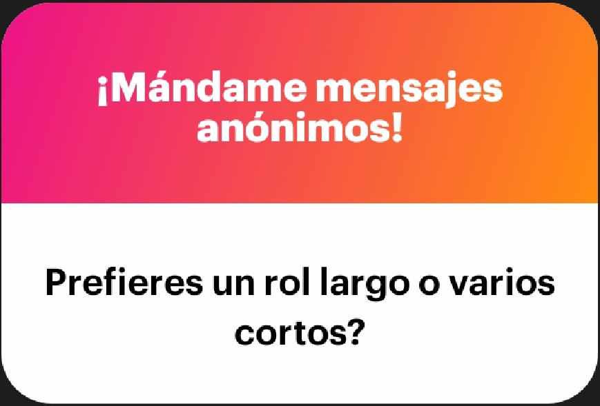 Roles cortitos, para roles largos la idea de la trama debe ser muuuuuy buena e.e