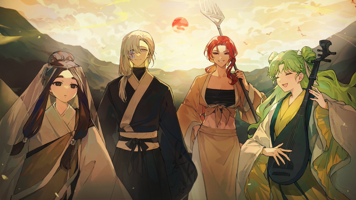 테스트 플레이에 참여했습니다! 기념으로 탁 멤버들을 한장... 한달동안 너무 즐겁게 플레이했어요 감사합니다😎