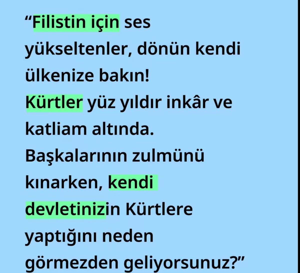 Davut1098032's tweet photo. 4 TARFTAN İŞGAL EDİLMİŞ #KÜRDİSTAN Mİ SAVUNACAKSIN YOKSA #FİLİSTİNİ MI SAVUNACAKSIN. https://t.co/xpf829OQbn