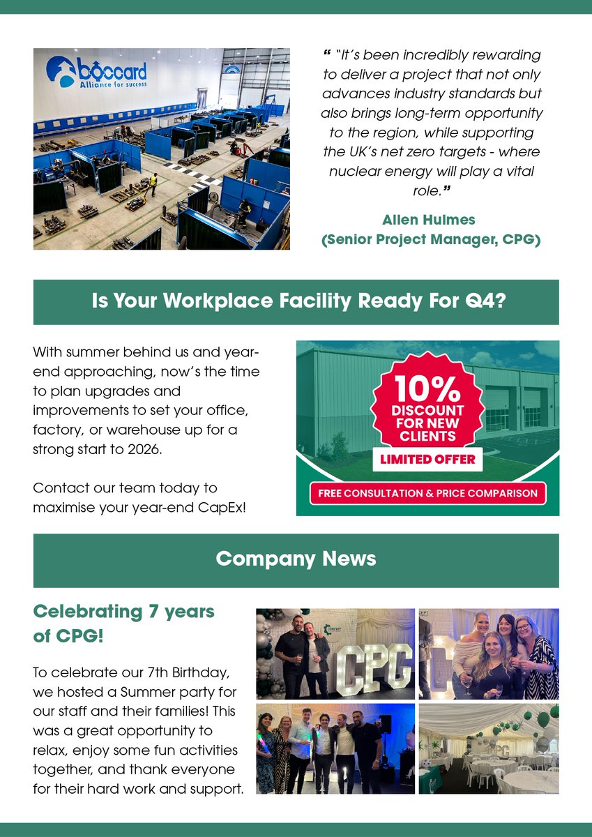 ProjectsConcept's tweet image. Fresh Off the Press: Our Q3 Newsletter Is Here! 📢 

Swipe to see how we’ve been delivering high-quality projects, supporting community initiatives, and expanding our turnkey services. 

Want our updates straight to your inbox? Sign up today! conceptpg.co.uk