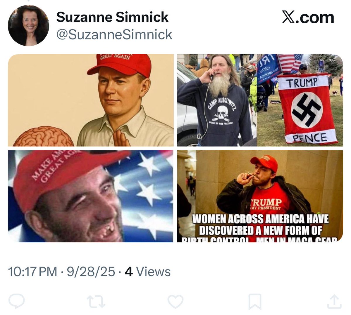 Yep, you can point out the worst of the White community all day long….😉🤭

There’s plenty of extremists on any side of any argument or demographic; I’m sure you can find plenty depending on your stance. 🖖