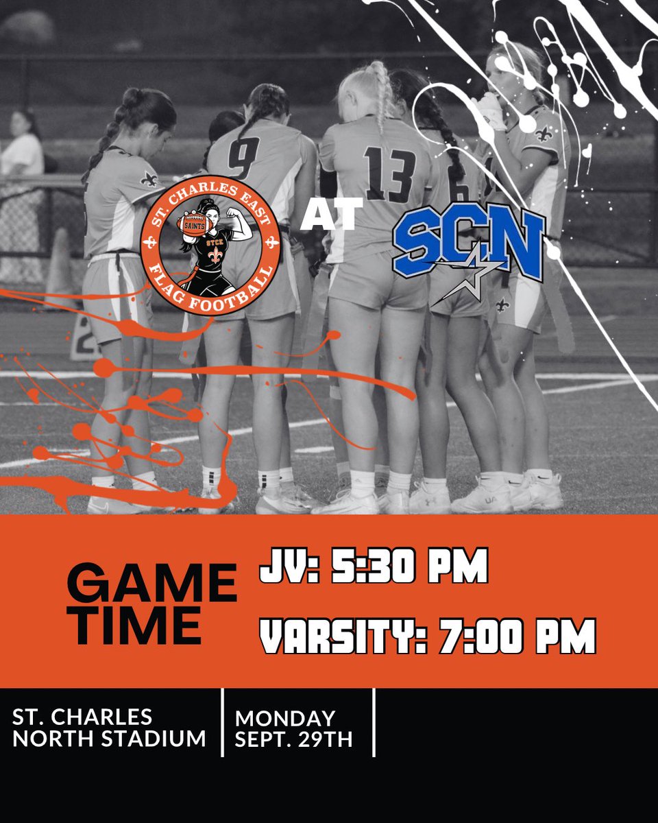 GAMEDAY! Cross town classic. Go Saints! 🟠⚫️🏈⚜️
