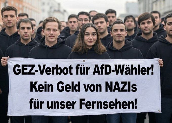 <a href="/UlrichSchneider/">Ulrich Schneider</a> Das wäre doch mal eine Maßnahme?! 
Selbstverständnis zählen auch die Steuern dazu, die AfD-Wähler durch ihre Arbeit zahlen und das Land damit am laufen halten...!