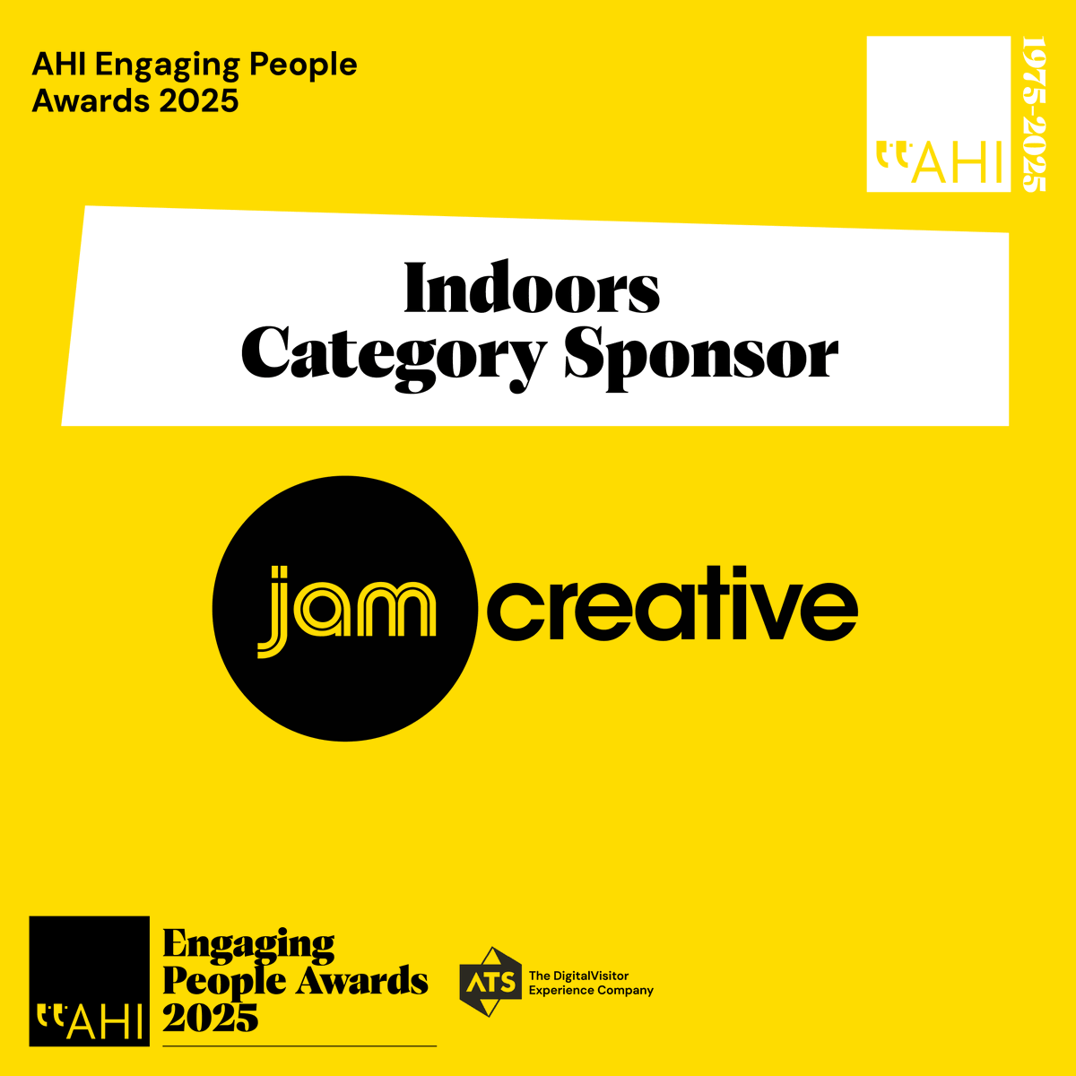 HUGE thanks to our Engaging People Awards 'Indoors' category sponsor 🫶 

<a href="/Jam_AR_VR/">Jam Creative Studios</a> are an award-winning multimedia agency creating immersive visitor experiences through innovative digital interpretation.

Learn more > ow.ly/RWml50X3mQA