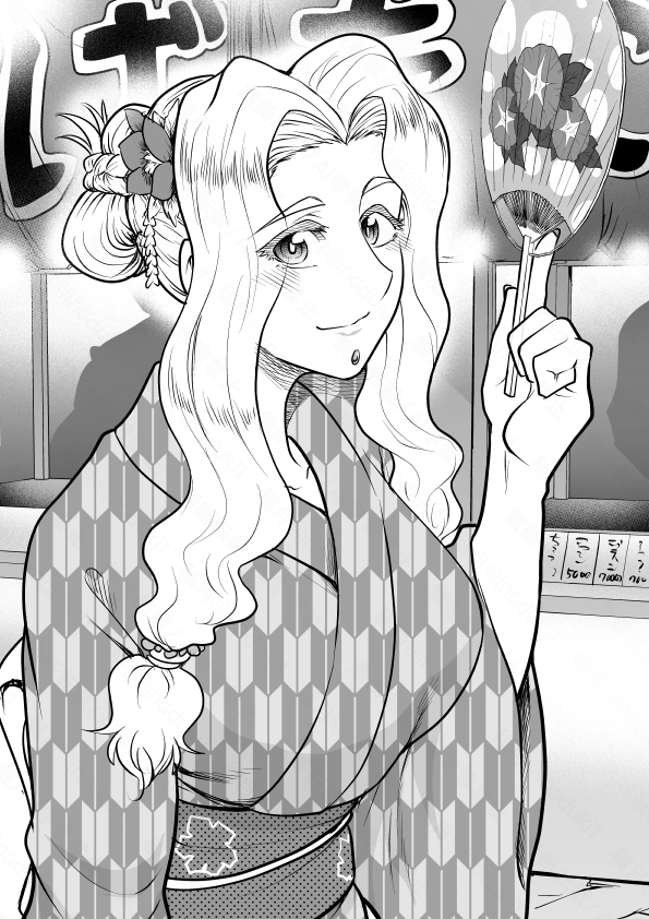 お祭りデートな今日のお姉さん🥰🎇 