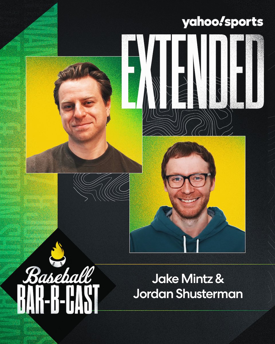 Yahoo Sports has extended MLB writers <a href="/Jake_Mintz/">Jake Mintz</a> and <a href="/j_shusterman_/">Jordan Shusterman</a>!

The <a href="/CespedesBBQ/">Céspedes Family BBQ</a> duo will continue to host their popular Baseball Bar-B-Cast show and deliver expert written analysis for Yahoo Sports.

Baseball Bar-B-Cast is available on the new Yahoo Sports Network free TV