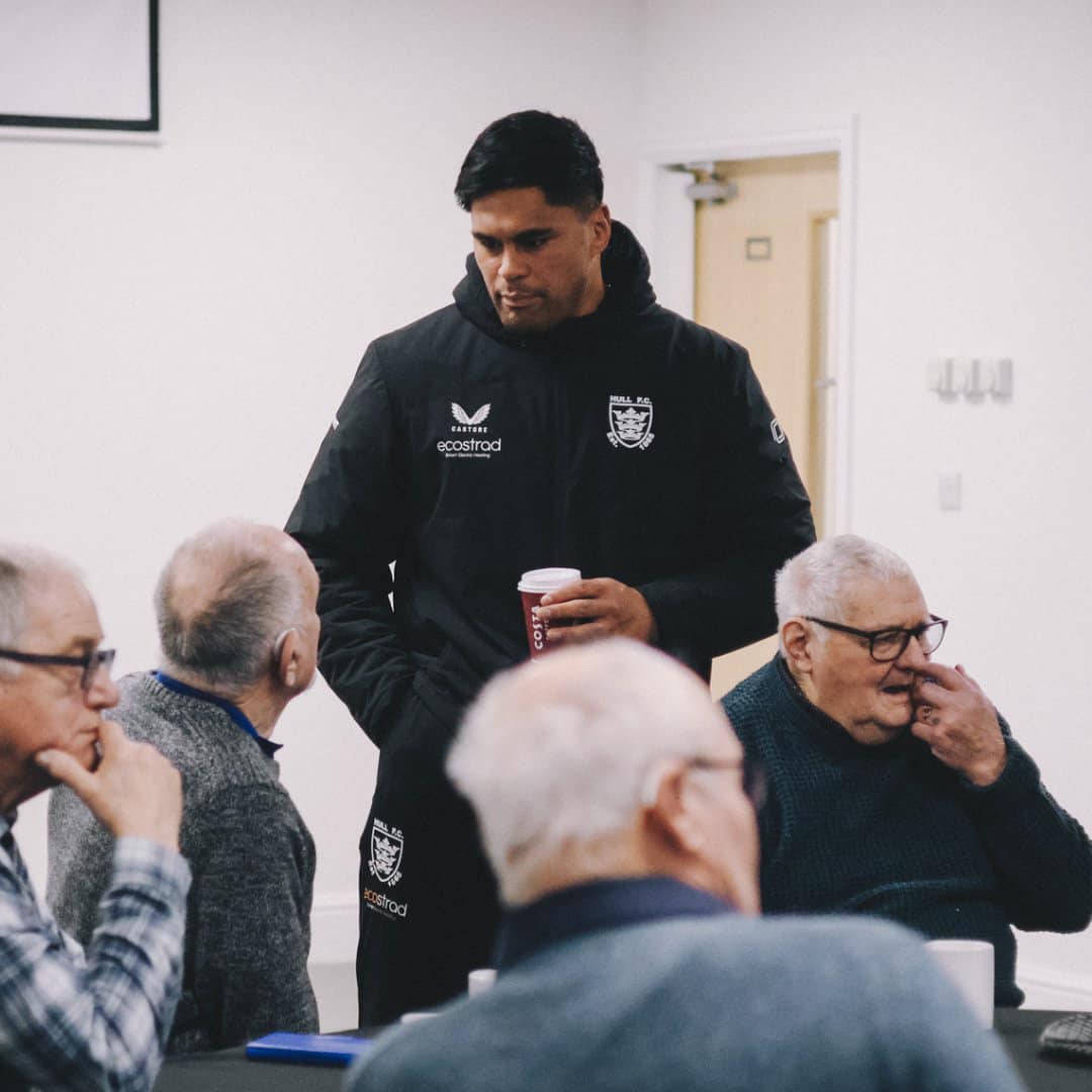 Hull FC Foundation (@fccomfoundation) on Twitter photo ๐๐ข๐ข๐๐๐ข๐จ๐ฆ๐ ๐ฝ๏ธ
Our Armed Forces Ambassador, Herman Ese'Ese joined our Veteran's throughout the year to help make some delicious home cooked meals! He shared some great stories and company! ๐
Our Cookhouse runs on Monday mornings between 10am-12am! ๐ ๐๐ข๐ข๐๐๐ข๐จ๐ฆ๐ ๐ฝ๏ธ
Our Armed Forces Ambassador, Herman Ese'Ese joined our Veteran's throughout the year to help make some delicious home cooked meals! He shared some great stories and company! ๐
Our Cookhouse runs on Monday mornings between 10am-12am! ๐