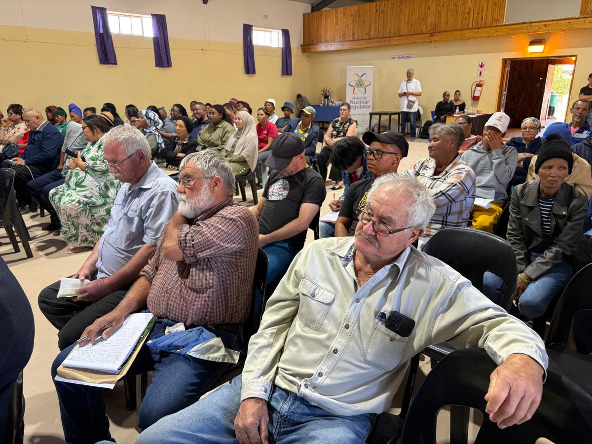 29 September 2025:  Garies, Northern Cape. NNR public hearings on Koeberg LTO