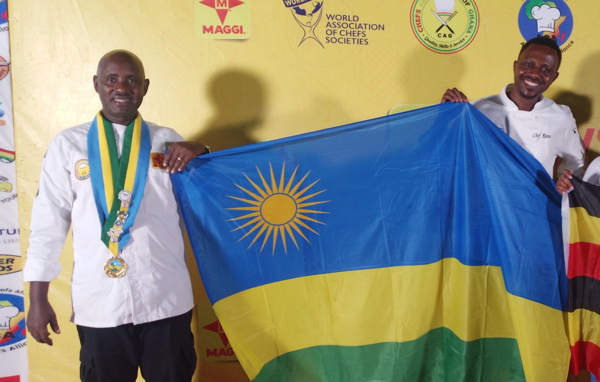 ChefRamson's tweet photo. "Heartfelt thanks to the @RwandainGhana for their tremendous support To #Rwandachefs. Your contribution to promoting Rwanda's culinary heritage is highly valued and plays a significant role in cultural diplomacy."
@RwandaMFA  @RDBrwanda @visitrwanda_now @FAORwanda @IntekoyUmuco https://t.co/LhW2NyoeRP