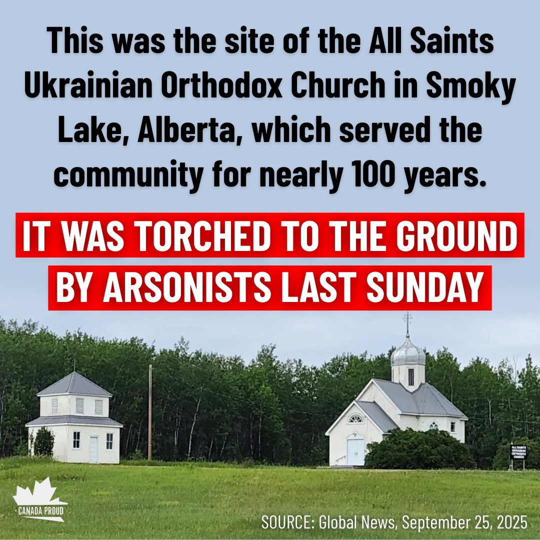 Over 100 churches have been targeted by arsonists in the past five years in Canada.

Christianity is under attack. Canadians of ALL FAITHS must stand up.