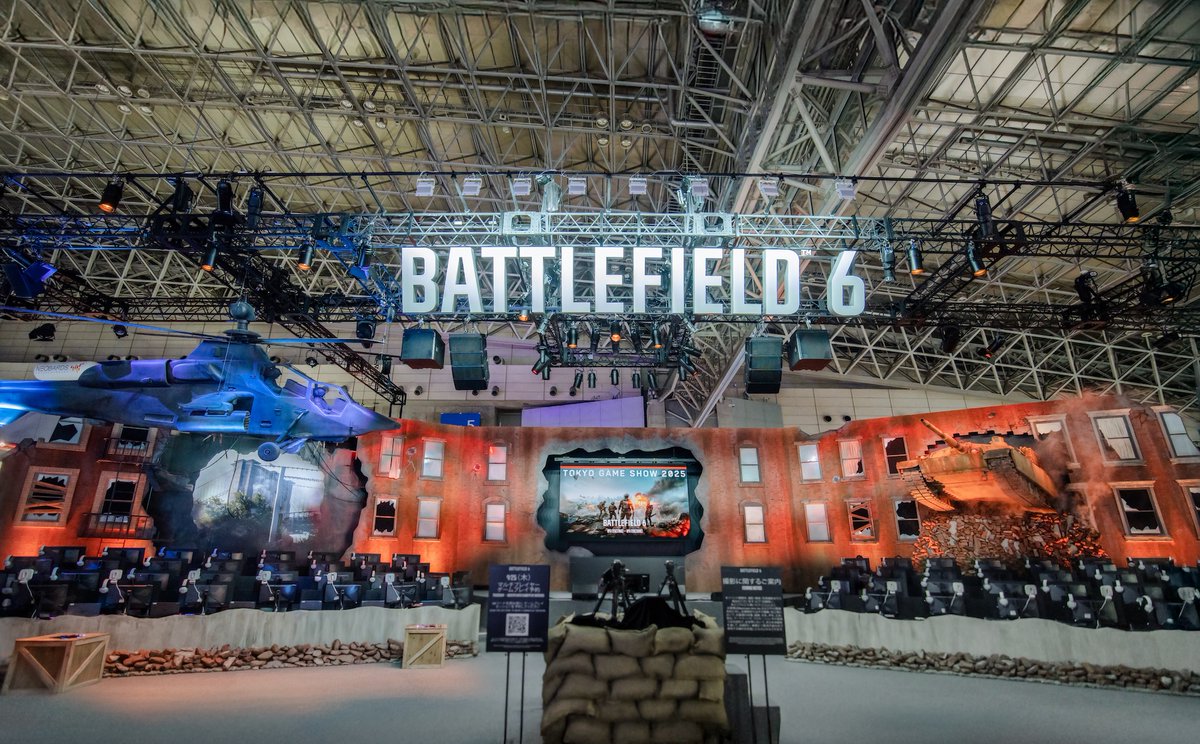 goldpriester's tweet photo. Battlefield 6: Bilder von der Tokyo Games Show 2025.
#Battlefield6 #BF6 #TGS https://t.co/HNgkQwB2UJ