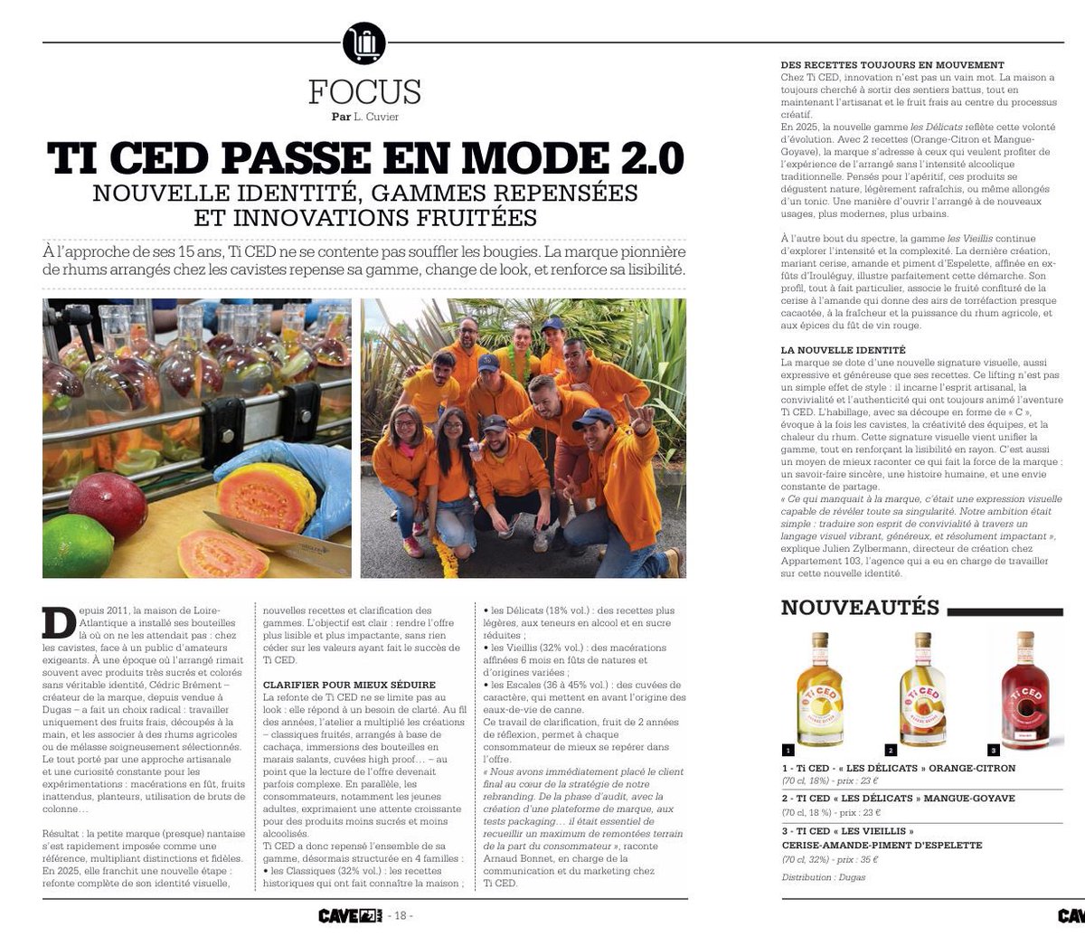 LesRhumsTiCed's tweet photo. #TiCED NEW vision 2025 #Pack #Innovation #Consommation « Clarifier pour mieux séduire » #Merci @LaurentCuvier Journaliste #Caveman 🙏🏻 https://t.co/K7HVTJCpFq