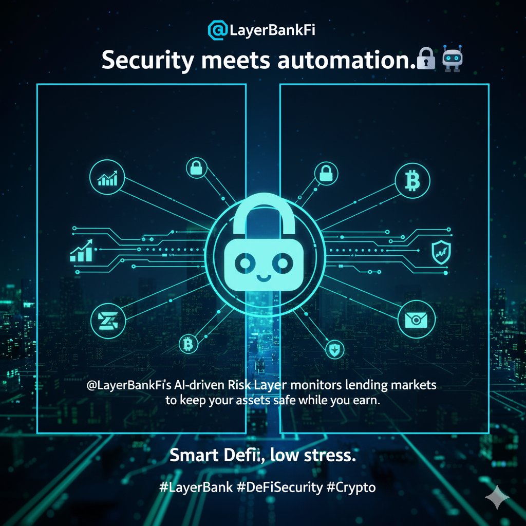 temmykul7's tweet image. Security meets automation.
@LayerBankFi’s AI-driven Risk Layer monitors lending markets to keep your assets safe while you earn.
Smart DeFi, low stress.

#LayerBank #DeFiSecurity #Crypto $ULAB @LayerBankFi
