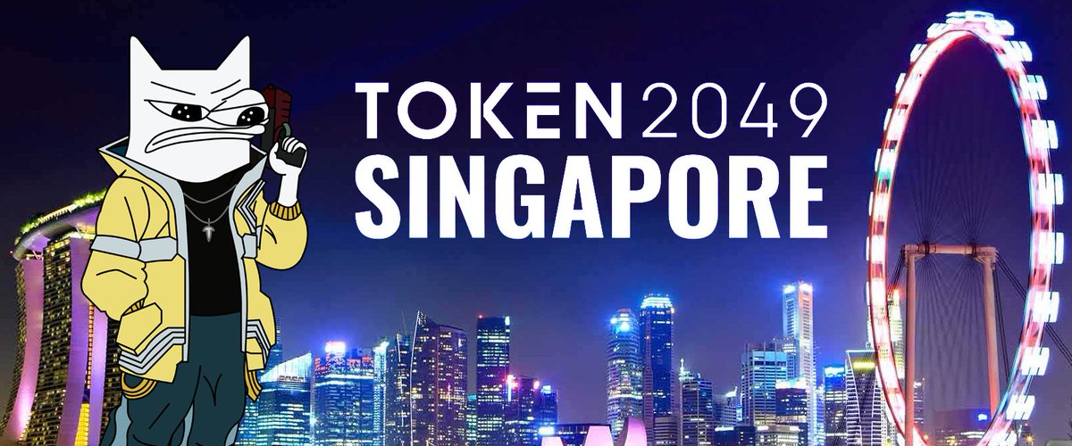 We're in Singapore for Token2049! 🇸🇬

We still have some exclusive merch to give out, come find us and grab some!

Our DMs are open 📩