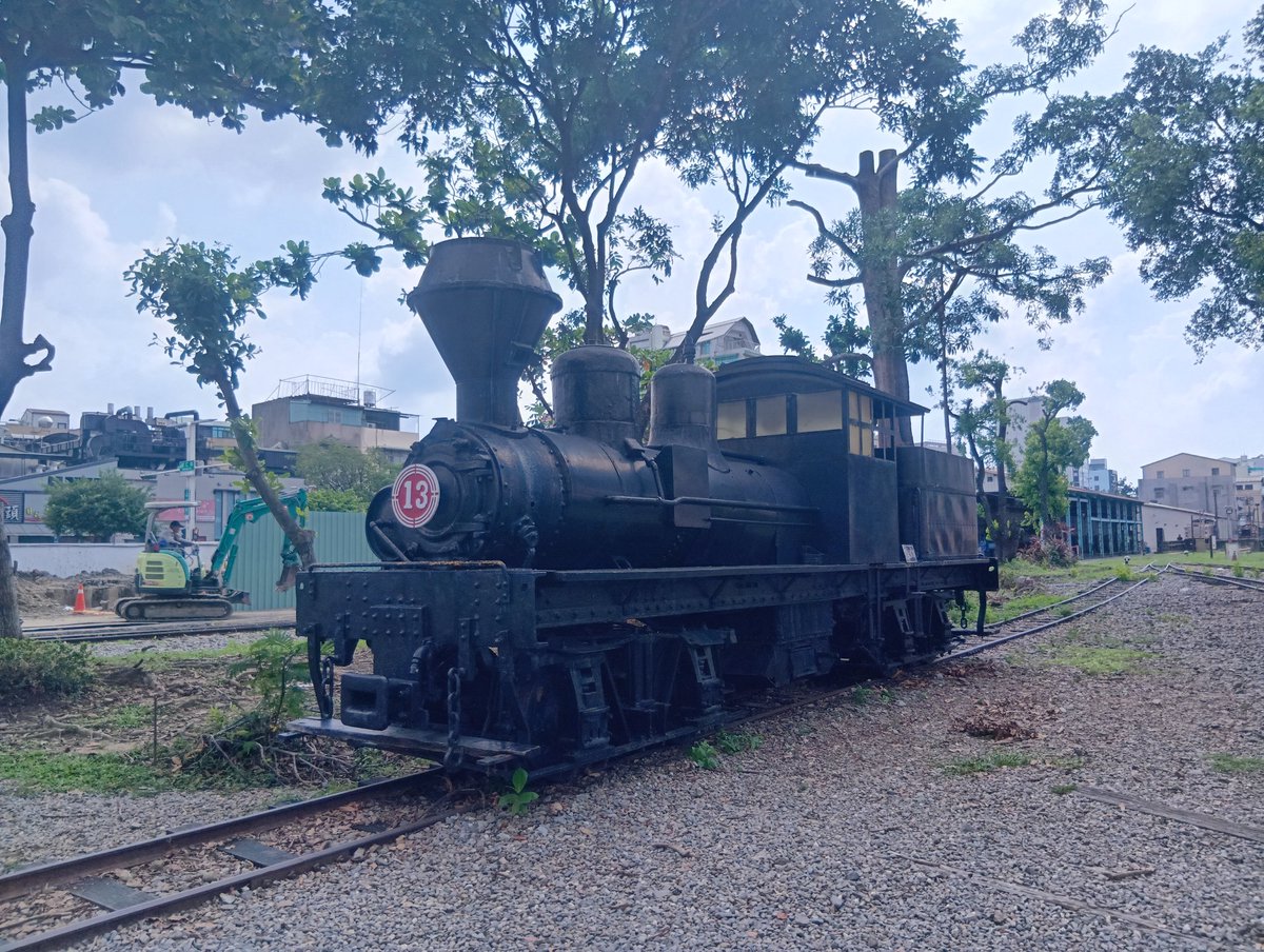 かっこいい！
阿里山森林鉄路車庫園区にて。