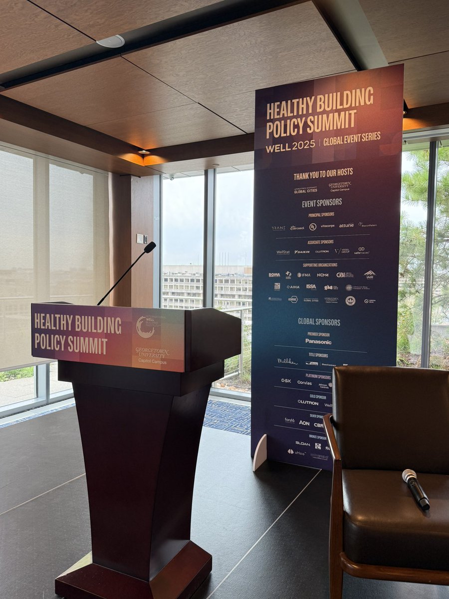 Thrilled to be representing <a href="/NEMAupdates/">NEMA</a> today at <a href="/WELLcertified/">IWBI</a> 's Healthy Building Policy Summit! So many good friends all in one place!