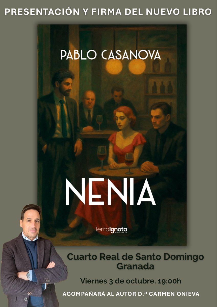 !Ya tenemos hora y sitios confirmados para la presentación de NENIA! <a href="/TerraIgnotaEdic/">TerraIgnotaEdiciones</a> 

¡Nos vemos allí!