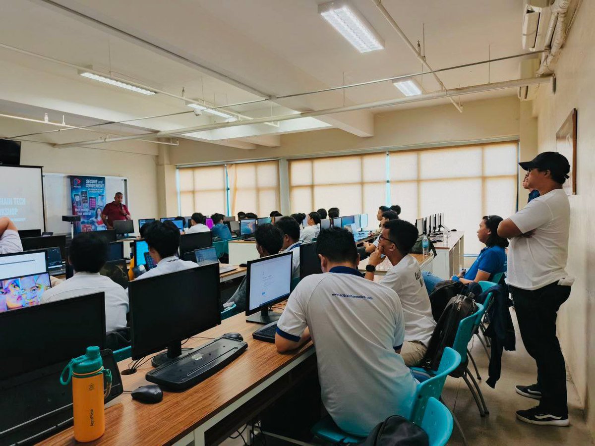 _paytaca_'s tweet image. Day 1 of our Blockchain Tech Workshop at ACLC College of Ormoc is off to an inspiring start! 🚀💻
Their students are not just learning blockchain basics—they’re actively coding with CashScript, experimenting with ideas, and seeing firsthand how this technology can transform the…