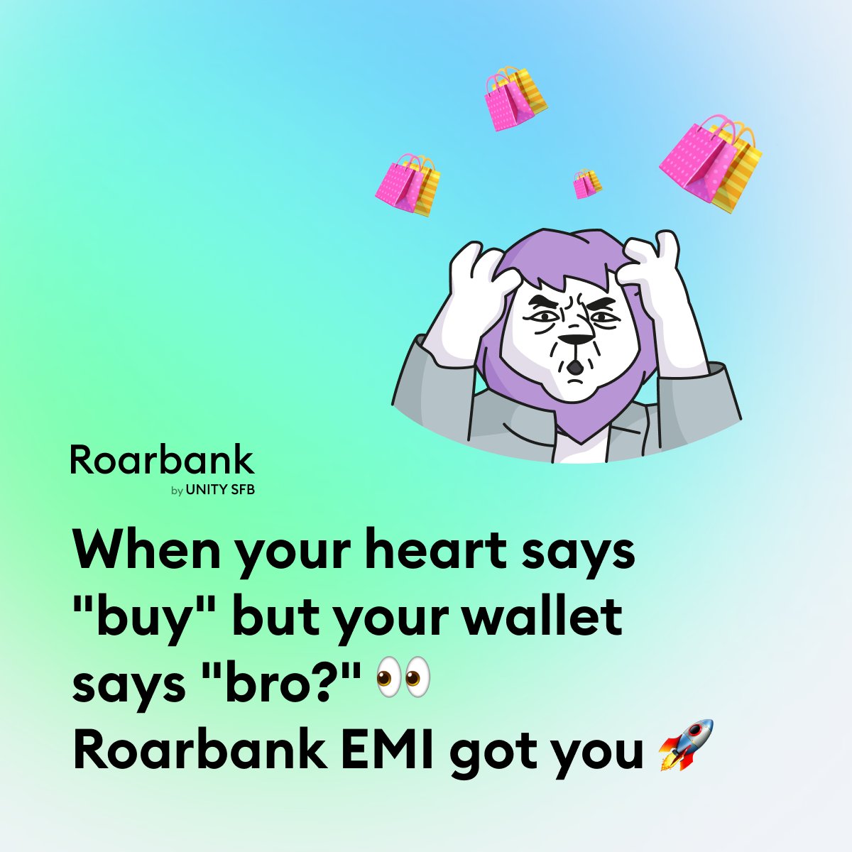 When your heart says "buy" but your wallet says "bro?" 👀
Roarbank EMI got you.
#JoinTheRoar #Roarbank #RoarNow