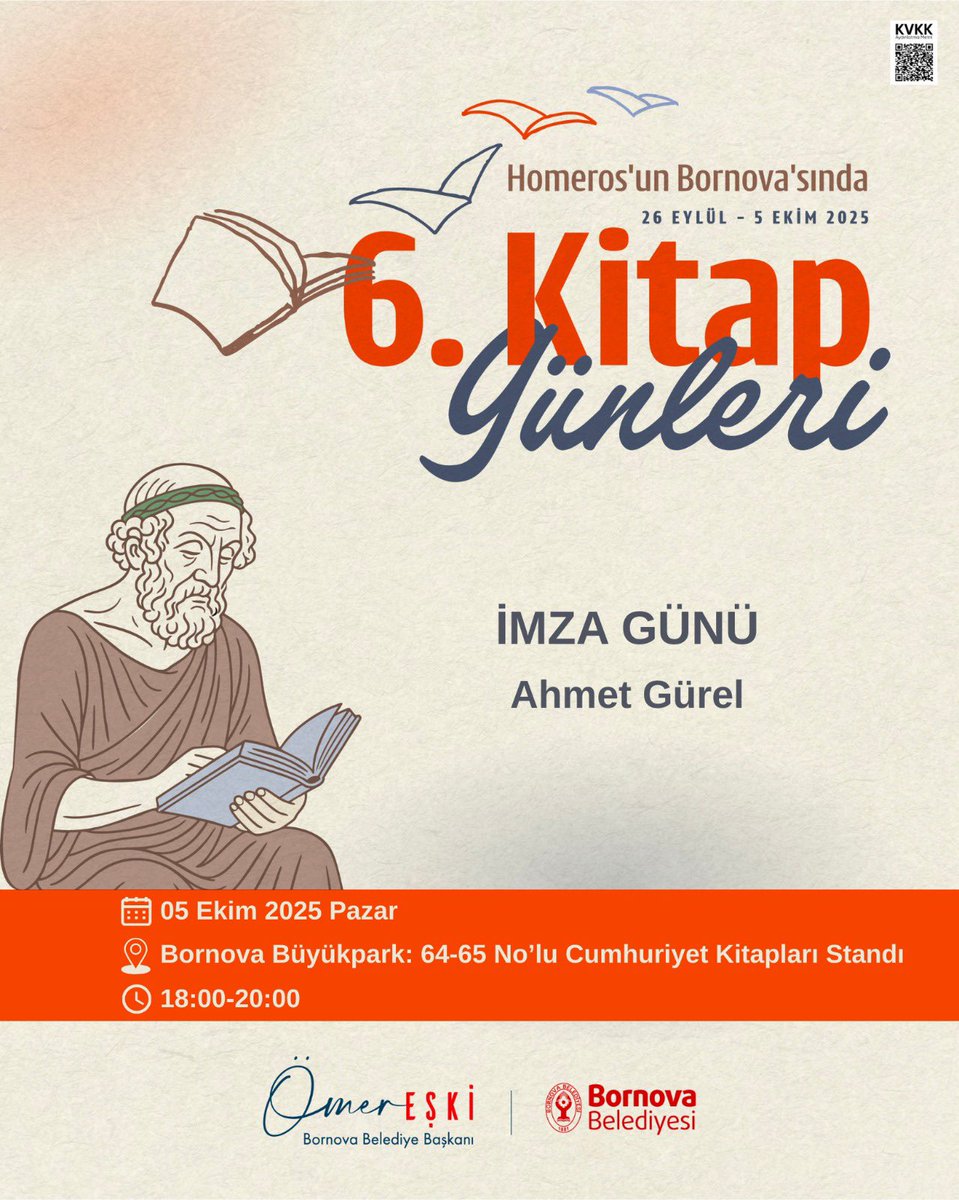 CUMHURİYET YAZARLARI BORNOVA’DA!

6. Bornova Kitap Günleri’nde yazarlarımız Cumhuriyet Kitapları standında okurlarıyla buluşacak.

Tüm okurlarımızı standımıza bekliyoruz.