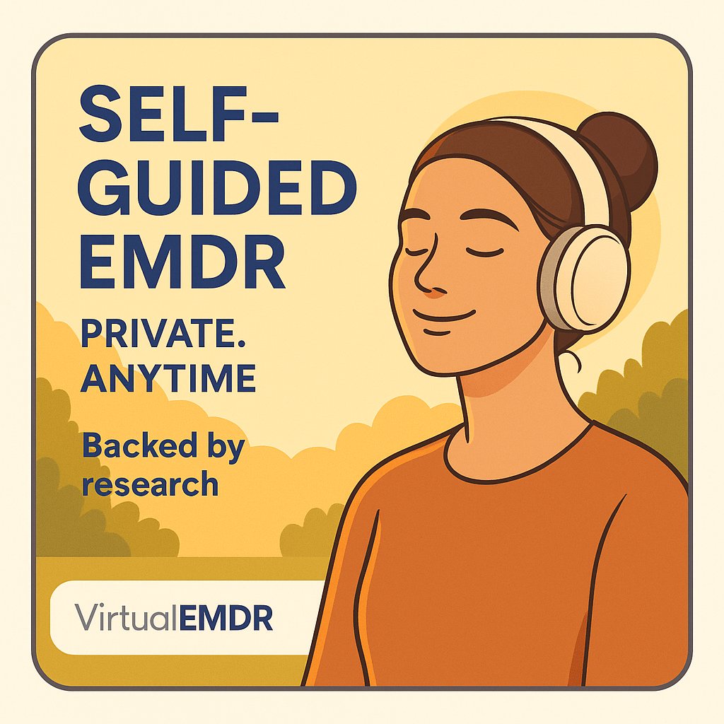 Healing doesn’t always mean talking about your past out loud.

With self-guided EMDR, you can work privately, at your own pace, anytime you need. Backed by research, designed for real results.

Try it Free:  trial.virtualemdr.com

#EMDR #MentalHealth #HealingJourney