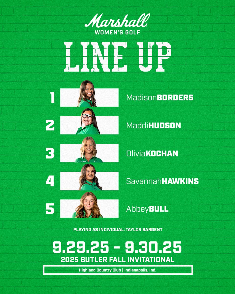 𝑺𝒊𝒈𝒉𝒕𝒔 𝑺𝒆𝒕 𝑶𝒏 𝑩𝒖𝒕𝒍𝒆𝒓!

Marshall Women’s Golf is at Highland Country Club for the 2025 Butler Fall Invitational.

Check out live scoring ⬇️⬇️

🔗: scoreboard.clippd.com/tournaments/23…