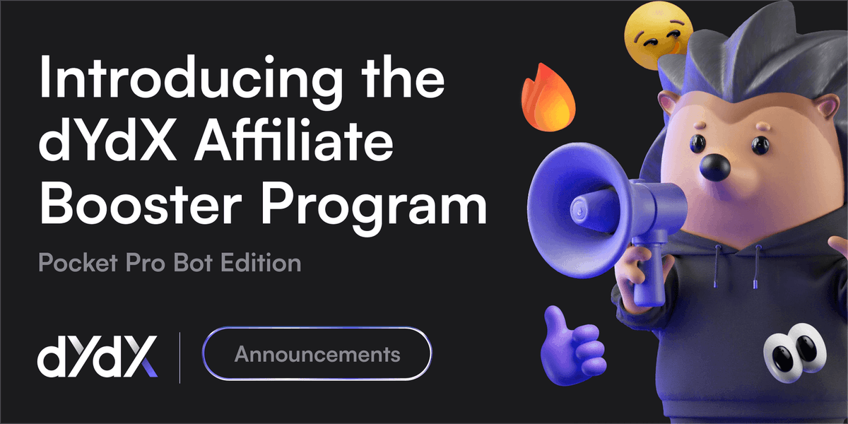 ATHena_DeFi's tweet photo. Just recently started using the @dYdX Pocket Pro bot for trading and my alpha groups!

They just started a huge dYdX Booster Program with a $30K Prize Pool + $20K Whale Bonuses for Affiliates!

Rewards program runs October 1–31. Do not miss your chance to climb the leaderboard and earn!

Get started: https://t.co/EHZch3ThVl

Fill out the registration form and refer 3+ friends to qualify!
