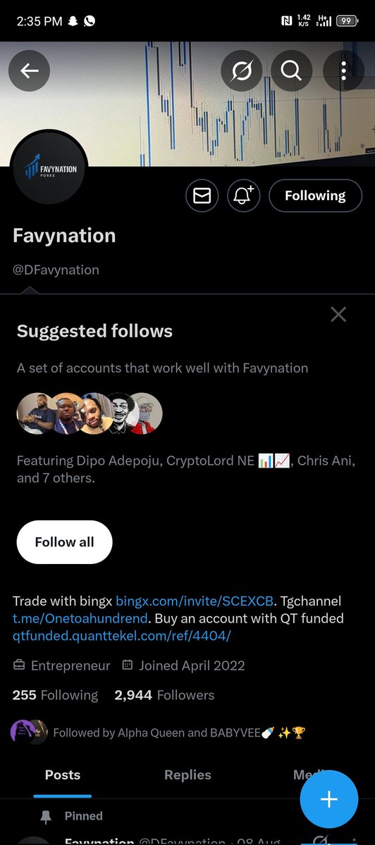 CollinsDykes's tweet photo. @ThissAlphaQueen @Mrsvibesx @vawulencetrader @DFavynation UID: 33540556 https://t.co/F2aZwox7K8
