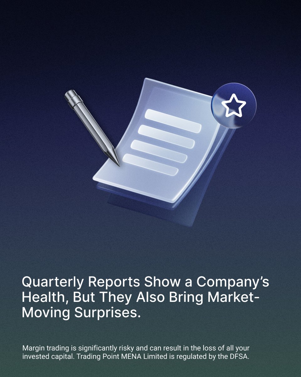 XMMENA's tweet image. Is it earnings... or opportunity season? 💼📊 
One release can move the market. 

Keep learning with us ➡️xm.com/mena/learning-…  

#XMMENA #LearnWithXM #TradingEducation