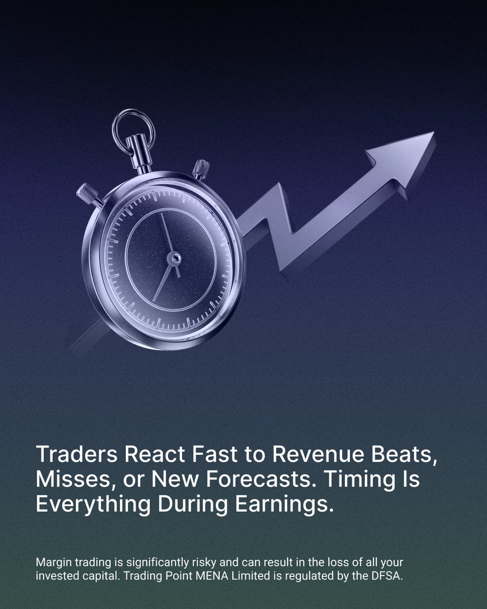 XMMENA's tweet image. Is it earnings... or opportunity season? 💼📊 
One release can move the market. 

Keep learning with us ➡️xm.com/mena/learning-…  

#XMMENA #LearnWithXM #TradingEducation