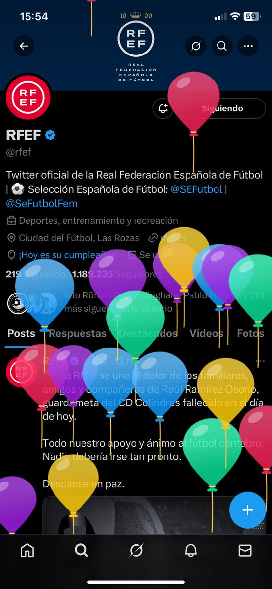Escuadra VCF 🦇 (@escuuadravcf) on Twitter photo hoy es el cumpleaños de la RFEF?? 🫣 hoy es el cumpleaños de la RFEF?? 🫣